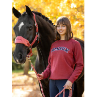 Sweat-shirt LeMieux col rond style Varsity Vida femme