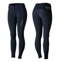 Pantaloni da equitazione con grip in silicone Meghan da donna B Vertigo Blu navy scuro