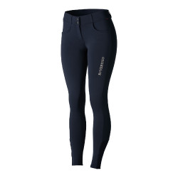 Pantaloni da equitazione con grip in silicone Meghan da donna B Vertigo Blu navy scuro