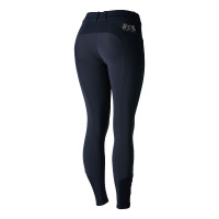 Pantaloni da equitazione con grip in silicone Meghan da donna B Vertigo Blu navy scuro Pantaloni da equitazione con grip in silicone Meghan da donna B Vertigo Blu navy scuro