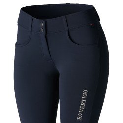 Pantaloni da equitazione con grip in silicone Meghan da donna B Vertigo Blu navy scuro