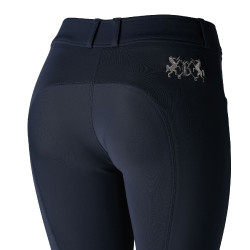 Pantaloni da equitazione con grip in silicone Meghan da donna B Vertigo Blu navy scuro