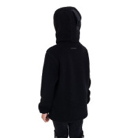 Felpa bambini unisex in pile teddy con zip e cappuccio Equestro