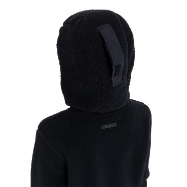 Felpa bambini unisex in pile teddy con zip e cappuccio Equestro