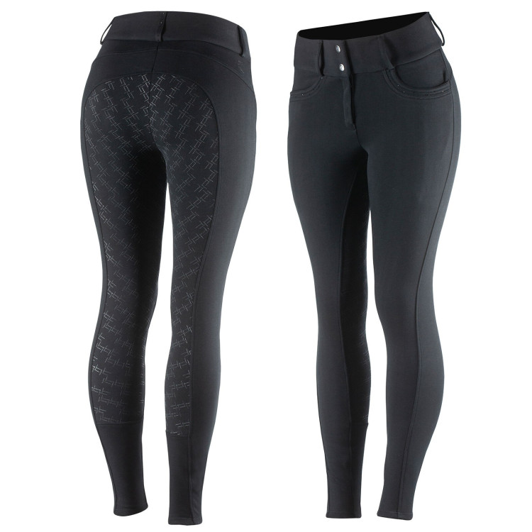 Pantaloni da equitazione termici con grip in silicone a fondo intero Mia donna Horze Pantaloni da equitazione termici con grip in silicone a fondo intero Mia donna Horze