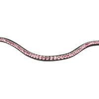 Frontalino con strass Stones Concept Equestro Nero / smeraldo