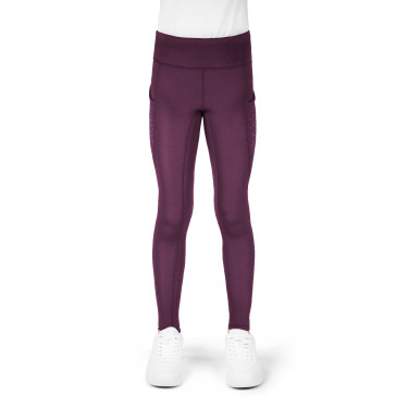 Leggings Equithème Neva Je t’aime bambino Prugna Viola