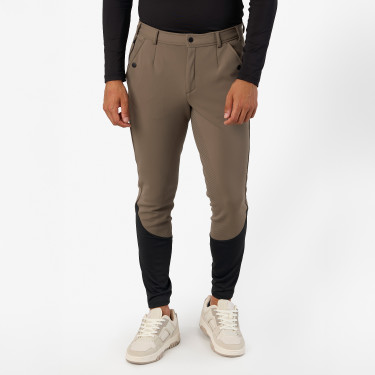 Pantaloni da equitazione Euro-Star Marcel FullGrip da uomo Tundra Marrone Pantaloni da equitazione Euro-Star Marcel FullGrip da uomo Tundra Marrone