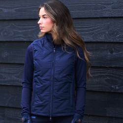 Gilet senza maniche da donna Jenny Hybrid Marina Blu marino