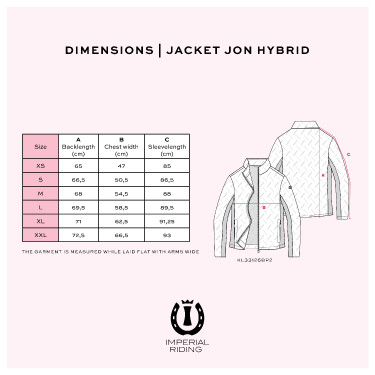 Giacca Imperial Riding Jon Hybrid da uomo Marina Blu marino