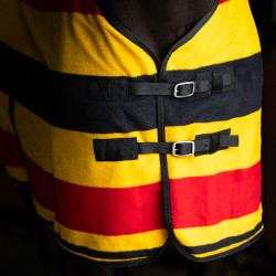 Coperta in pile Imperial Riding Stripe Oro Coperta in pile Imperial Riding Stripe Oro
