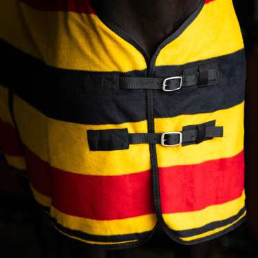 Coperta in pile Imperial Riding Stripe Oro Coperta in pile Imperial Riding Stripe Oro