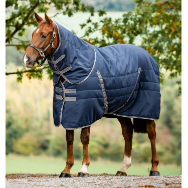 Rambo Stable 400 g Horseware Marino / temporale / grigio argento Blu marino