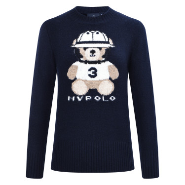 Maglione HV Polo Teddy donna Marina Blu marino