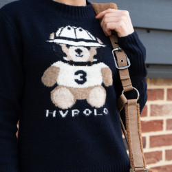 Maglione HV Polo Teddy donna Marina Blu marino