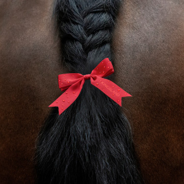 KLMonroe Fiocco rosso con cristalli Swarovski Kingsland