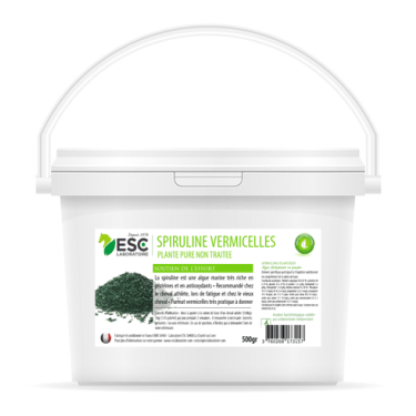 Spirulina vermicelli per cavalli ESC Laboratoire