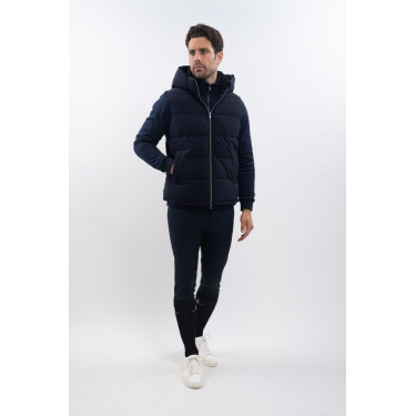 Gilet imbottito senza maniche Harcour Aubin Marina Blu marino
