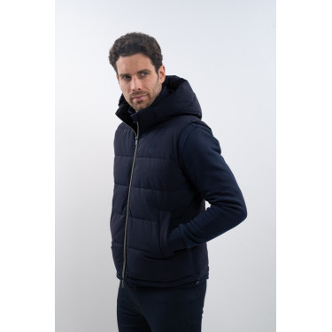 Gilet imbottito senza maniche Harcour Aubin Marina Blu marino