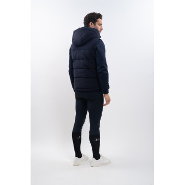 Gilet imbottito senza maniche Harcour Aubin Marina Blu marino