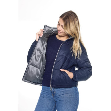 Giacca equitazione donna Harcour Janari Puffer reversibile