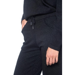 Jogging Harcour Joggi donna Nero glitterato
