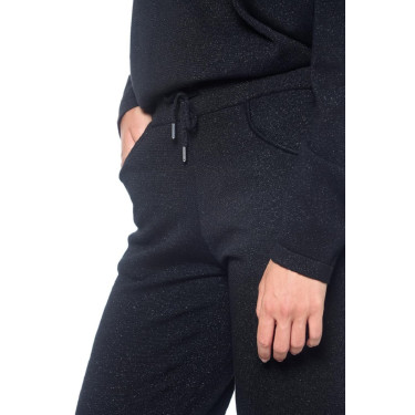 Jogging Harcour Joggi donna Nero glitterato