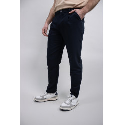 Pantaloni Chino Harcour Bruno Marina Blu marino