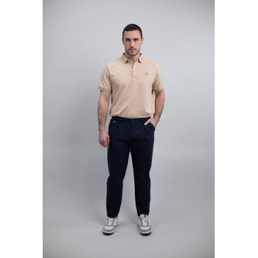 Pantaloni Chino Harcour Bruno Marina Blu marino