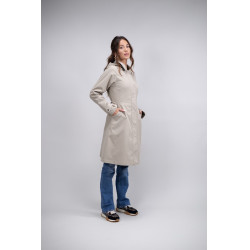 Cappotto lungo Trench Harcour Tweeta Beige
