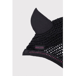 Cuffia per cavallo Harcour Fablir Nero / rosa