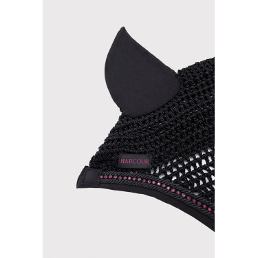 Cuffia per cavallo Harcour Fablir Nero / rosa