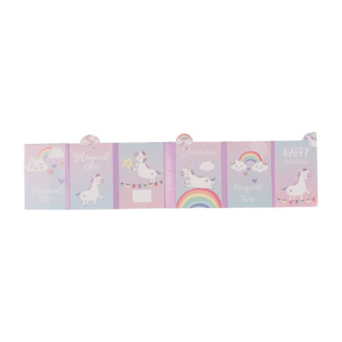 Note adesive riposizionabili Unicorn HKM Estratto a sorte