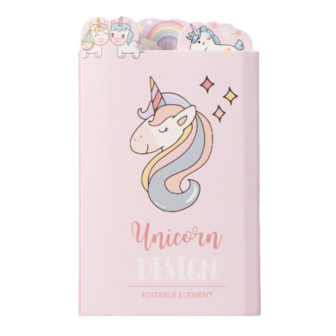 Note adesive riposizionabili Unicorn HKM Estratto a sorte