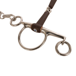 Pelham a cannone Flex snodatura semplice medio 18 mm 14,5 cm