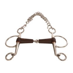 Pelham a cannone Flex snodatura semplice medio 18 mm 14,5 cm