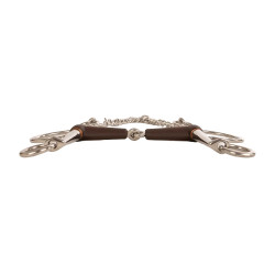 Pelham a cannone Flex snodatura semplice medio 18 mm 14,5 cm