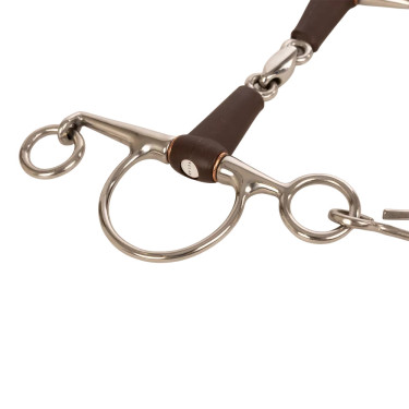 Pelham gomma Flex doppia snodatura media 18 mm 14,5 cm