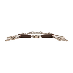 Pelham gomma Flex doppia snodatura media 18 mm 14,5 cm