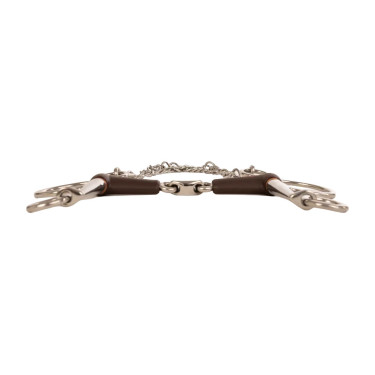 Pelham gomma Flex doppia snodatura media 18 mm 14,5 cm