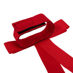 Nastro rosso con velcro
