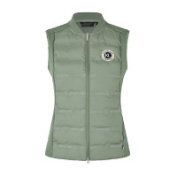 Gilet ibrido senza maniche da donna KLLucy Kingsland Verde scarabeo