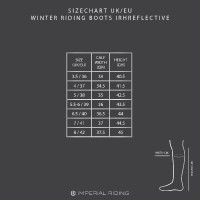 Stivali da equitazione invernali Imperial Riding riflettenti Nero