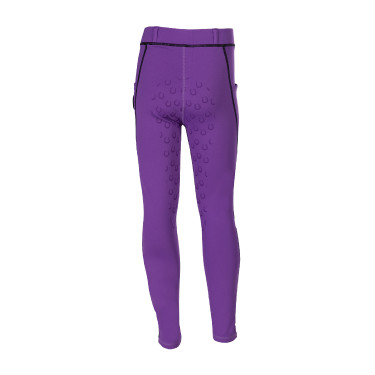 Leggings Amina fondo intero in silicone HKM bambino Lilla scuro Viola