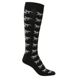 Calza Running Horse Jr Mountain Horse bambino Nero Calza Running Horse Jr Mountain Horse bambino Nero