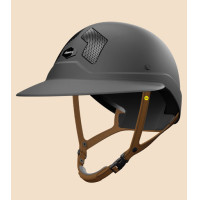 Casco Mips Flex-on Armet nero visiera Angel Dark sottogola marrone