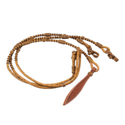 Redini Western Cuoio Crudo Intrecciato Pool's Naturale Marrone