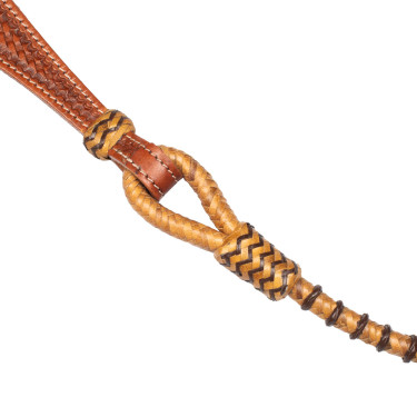 Redini Western Cuoio Crudo Intrecciato Pool's Naturale Marrone