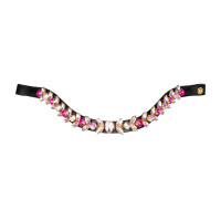Frontalino Northern Lights Crystal in pelle Equestro Aurore boreale
