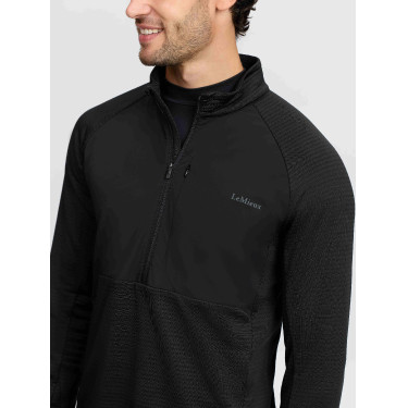 mezza zip LeMieux uomo Nero